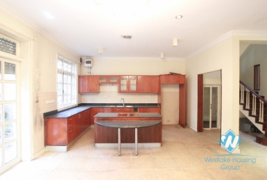Bright house with large garden around for rent in Ciputra Compound, Tay Ho, Ha Noi - Unfurnished